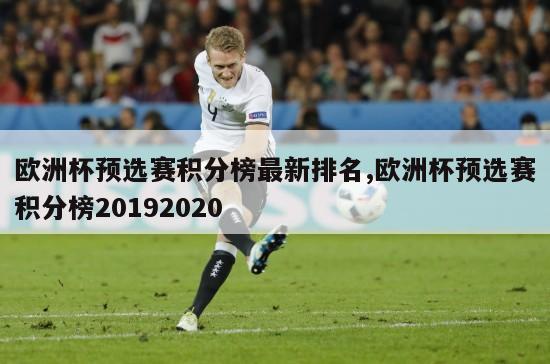 欧洲杯预选赛积分榜最新排名,欧洲杯预选赛积分榜20192020